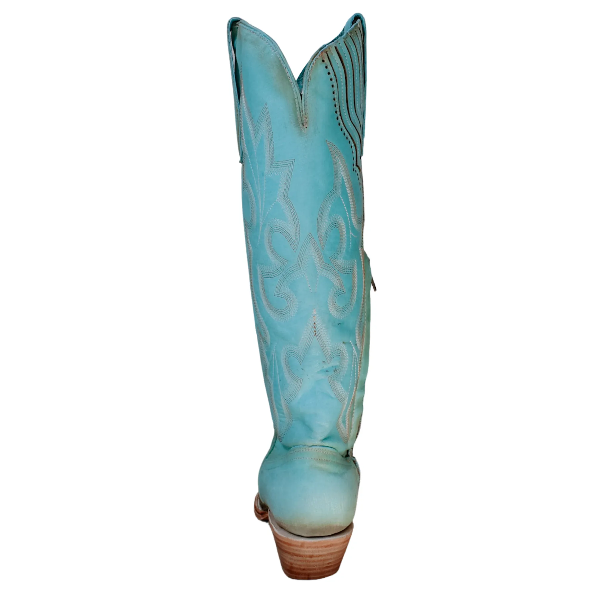 CORRAL WOMEN'S TALL BLUE EMBROIDERY WESTERN BOOT - A4435