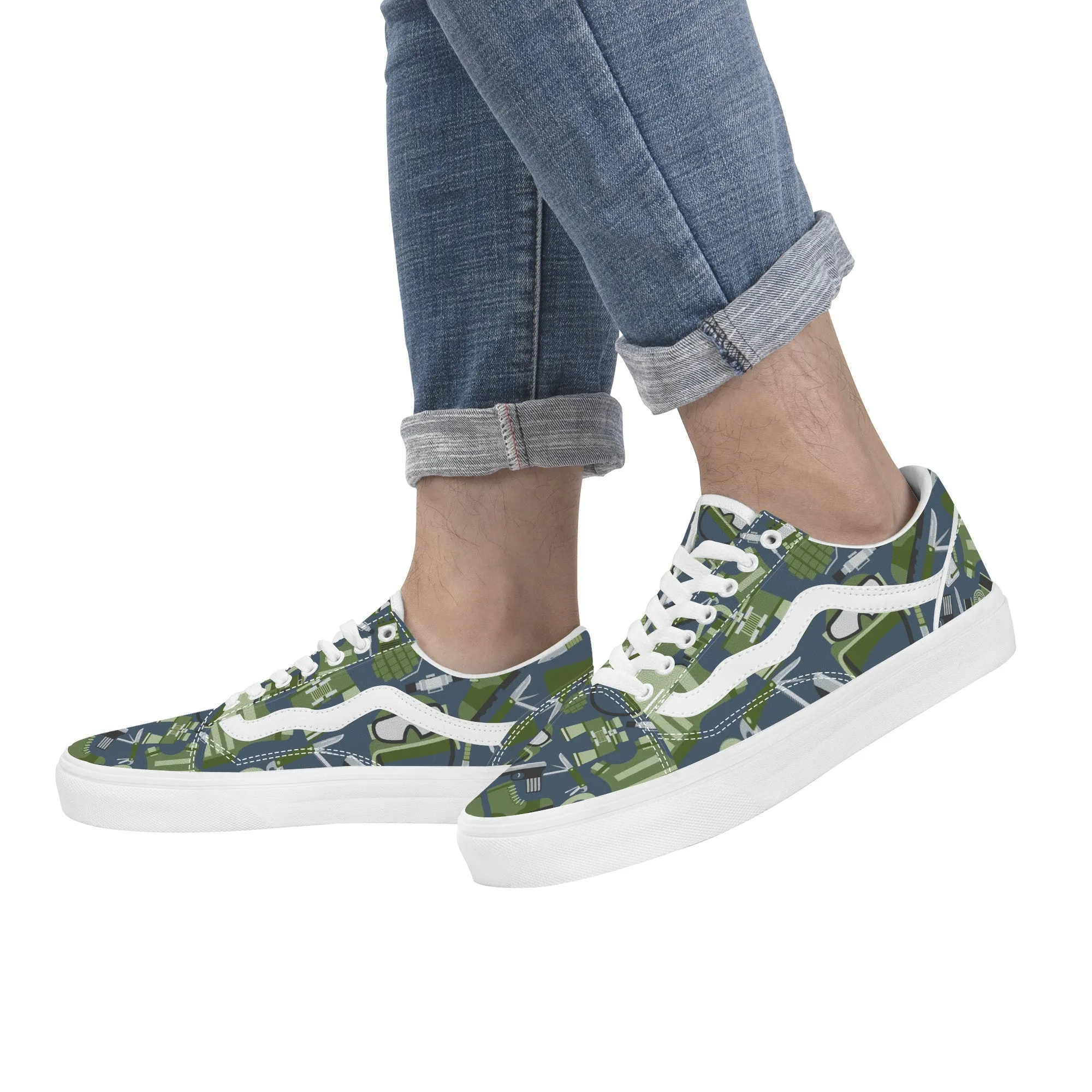 Designer Low Top Sneaker -Level X1
