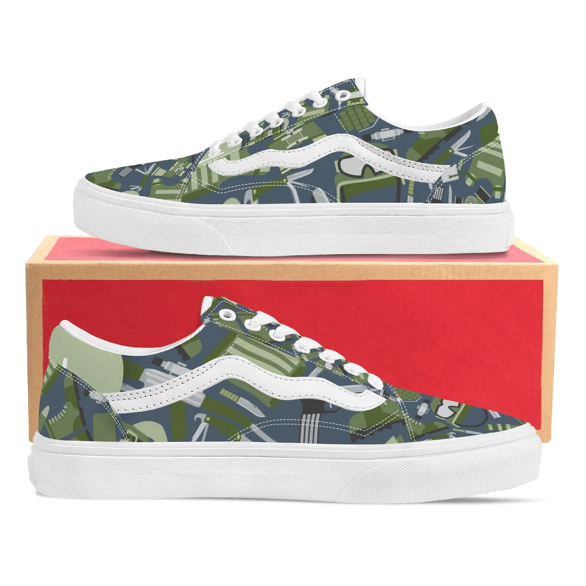 Designer Low Top Sneaker -Level X1