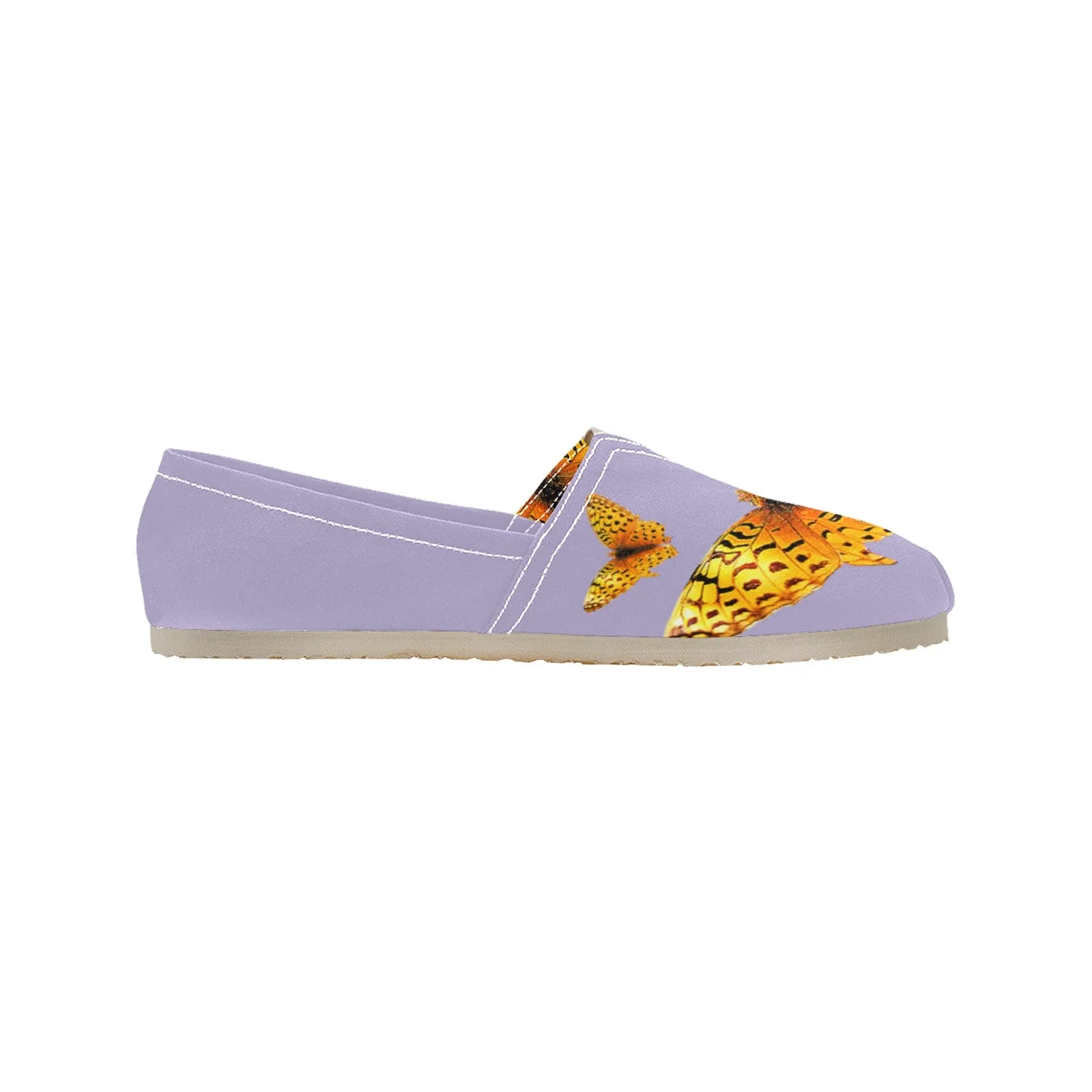Espadrilles Canvas Butterflies Lavendar