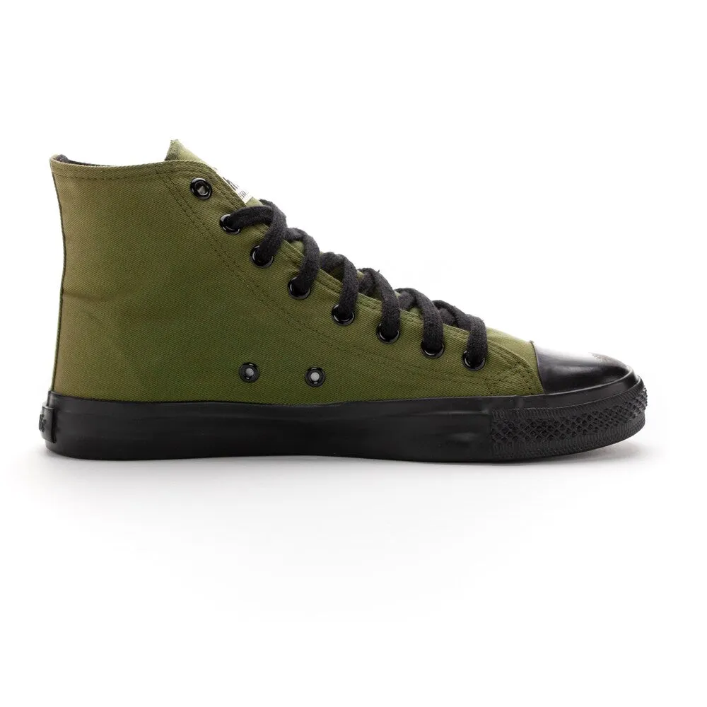 Ethletic high top sneakers, olive