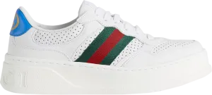 Gucci Wmns Chunky GG Web Sneaker White Blue