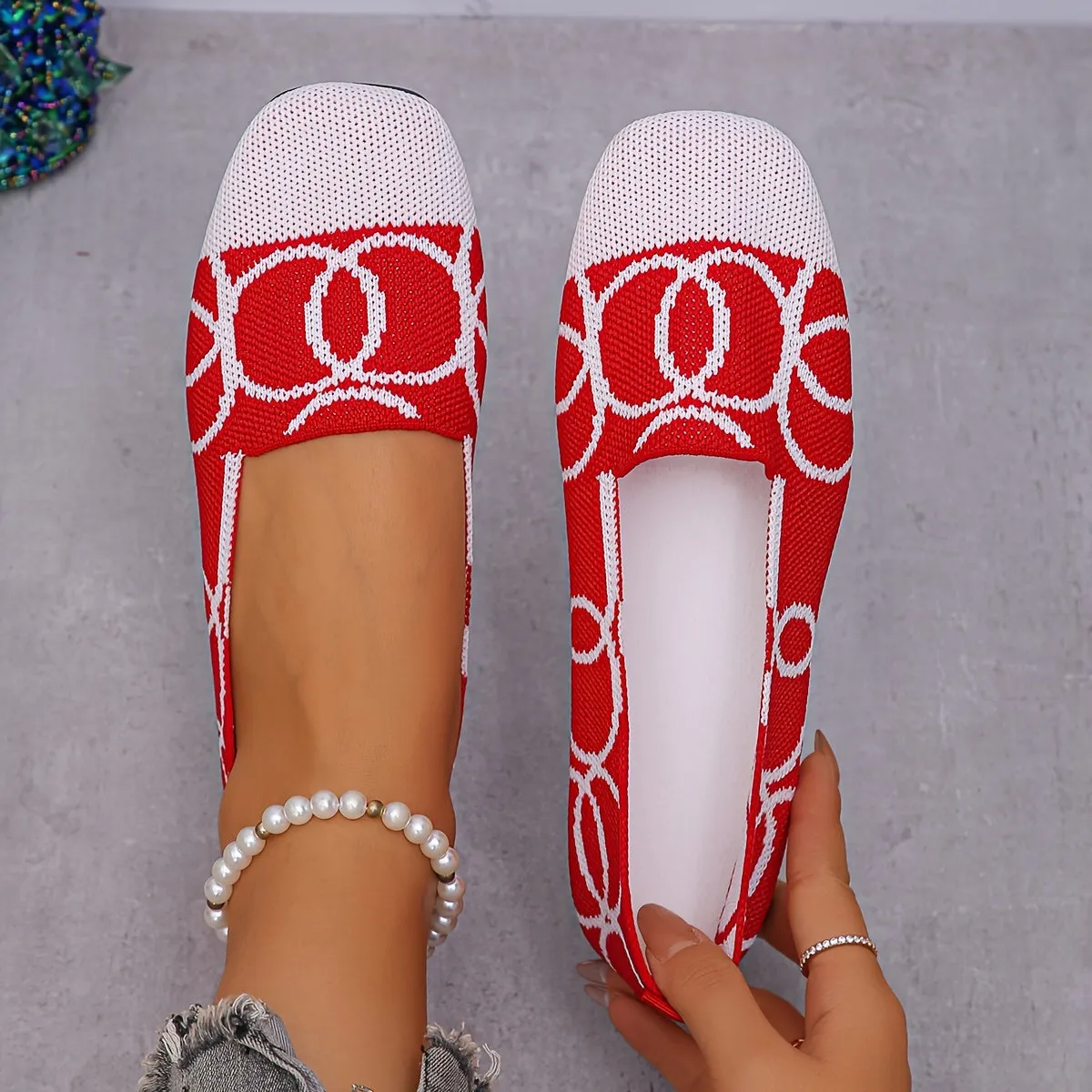 Modeketenlid Loafers voor vrouwen comfortabele slip-on