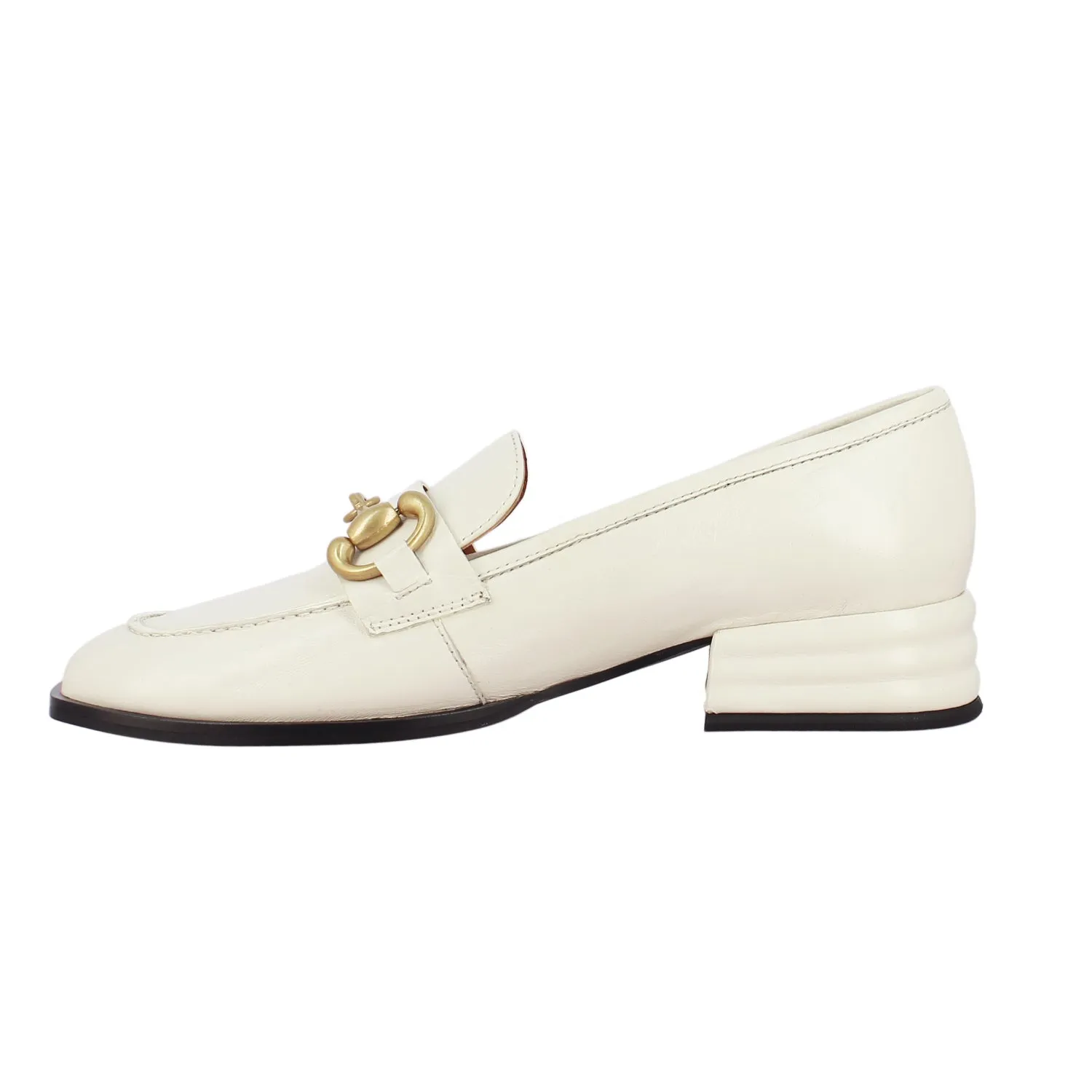 Saint G Jacqueline - Classic White Loafers