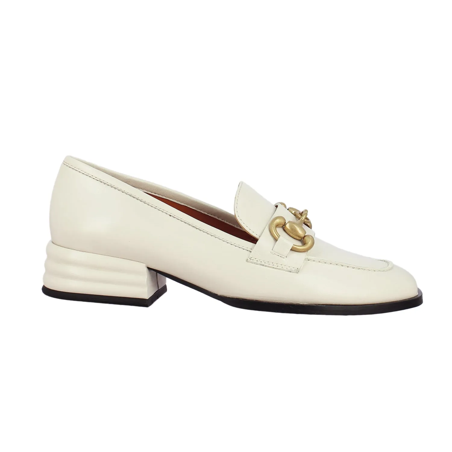 Saint G Jacqueline - Classic White Loafers