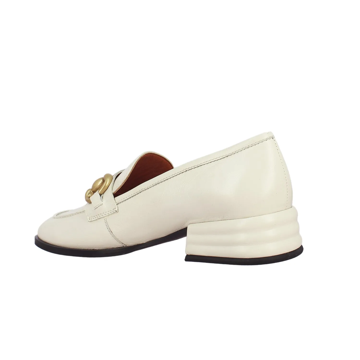 Saint G Jacqueline - Classic White Loafers