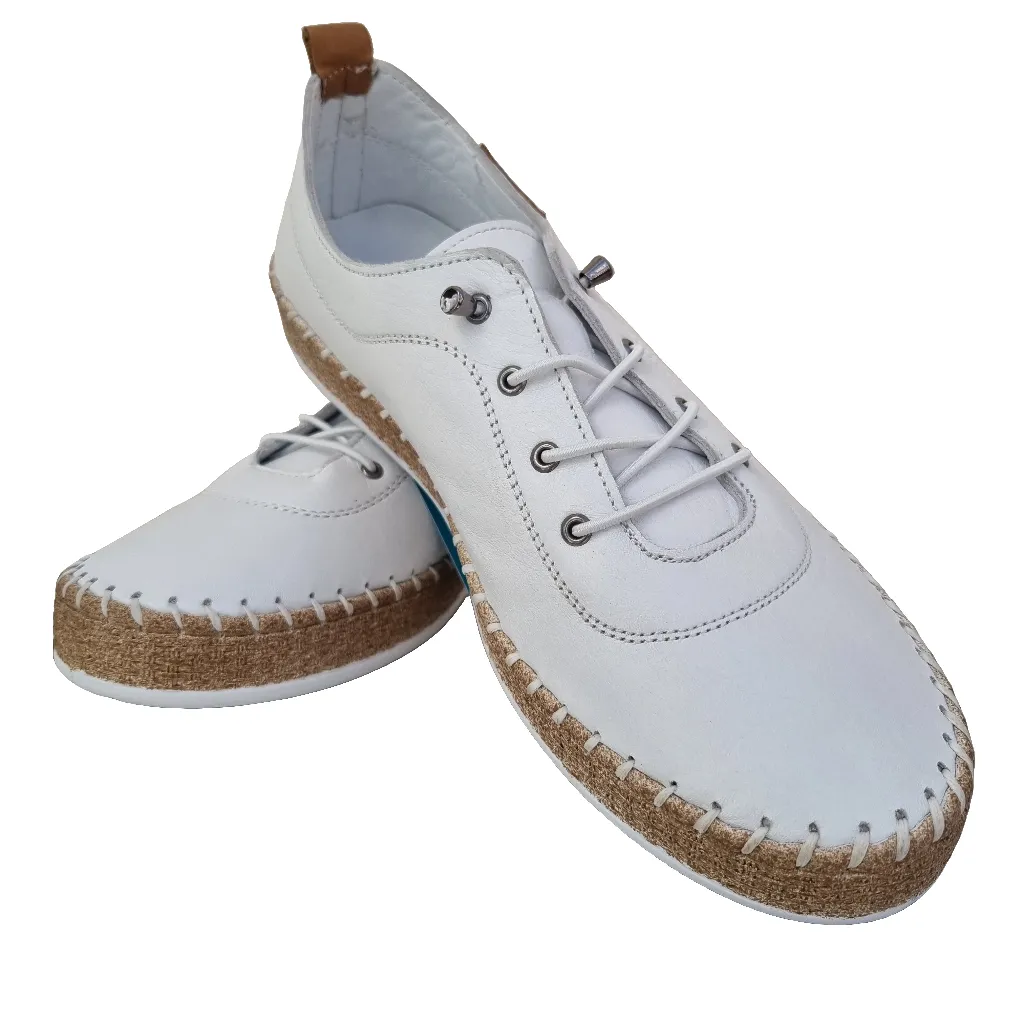 Shoozy Ivy Leather Platform Plimsole