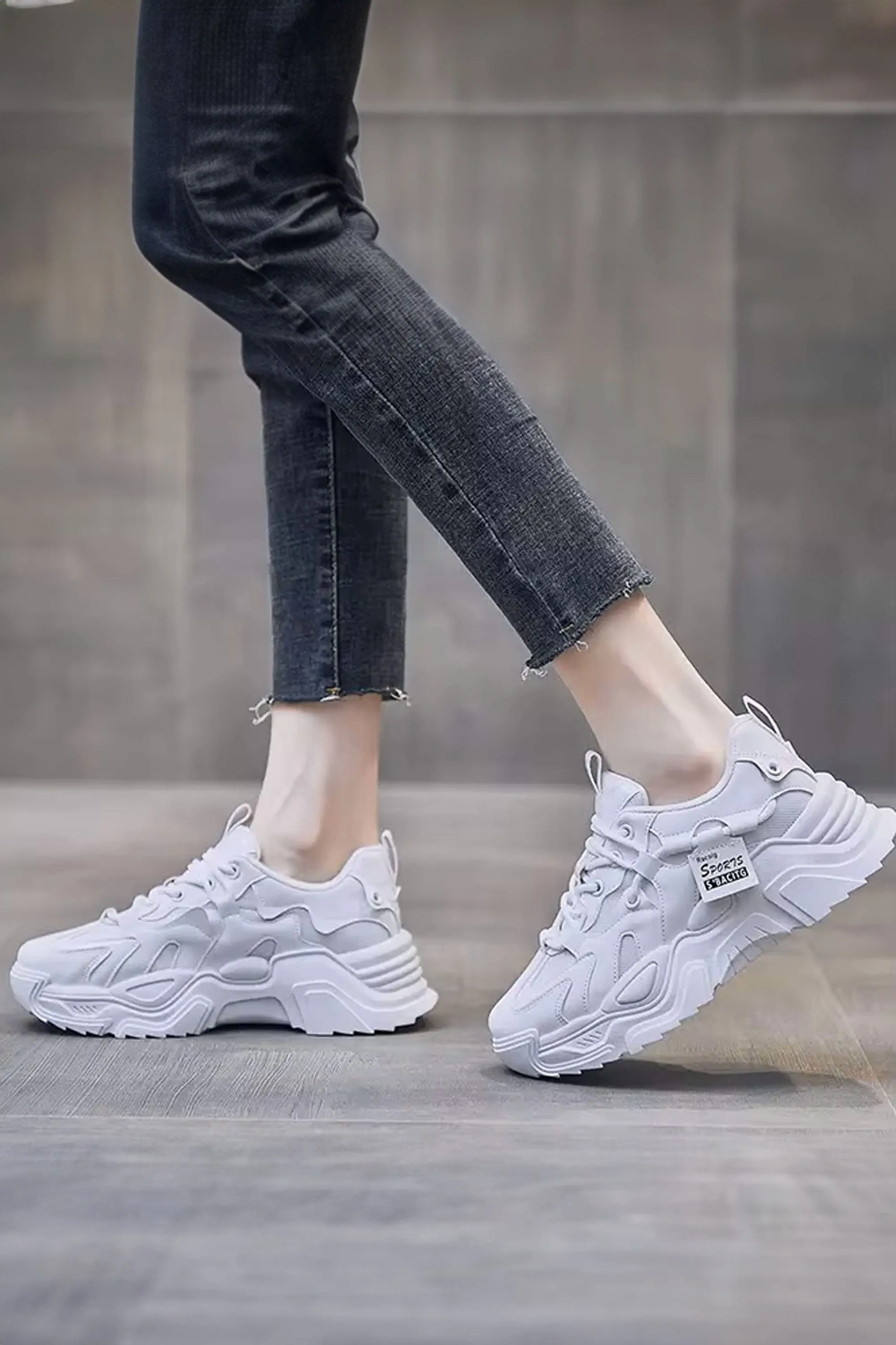 Women's Classic Lace-Up Sneakers